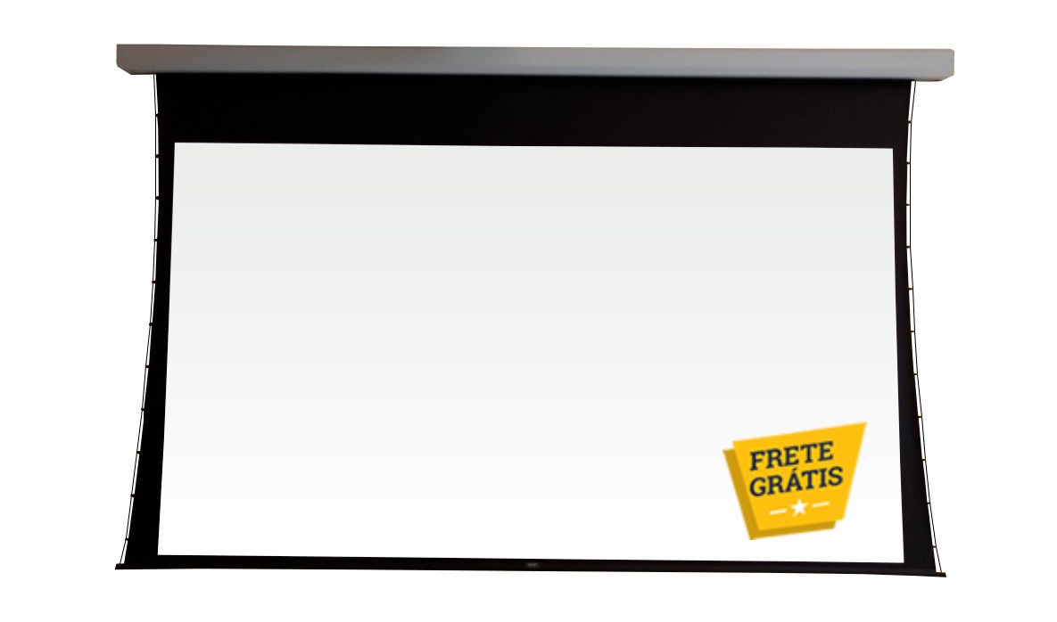 Tela de Projeção Motorizada Tensionada Matte White 109 Polegadas 1,47x2,35m EM SUPER OFERTA Tela de Projeção Motorizada Tensionada Matte White 109 Polegadas 1,47x2,35m EM SUPER OFERTA