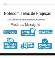 Controle Remoto para Tela de Projeção Radio Frequencia Maxxigold Controle Remoto para Tela de Projeção Radio Frequencia Maxxigold
